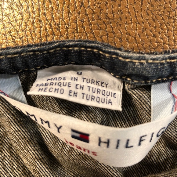 Halter denim pencil mini dress retro Tommy jeans - Picture 4 of 5